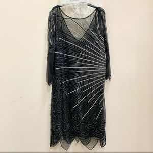 Catherine Starburst Flapper Dress 1920s Gatsby